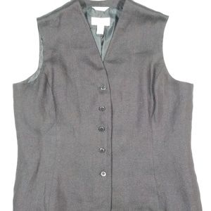🔥 Talbots Irish linen vest